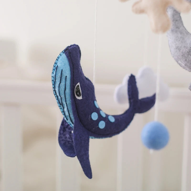 Ocean Dreams Baby Crib Mobile - Handcrafted Eco-Friendly Nursery Decor