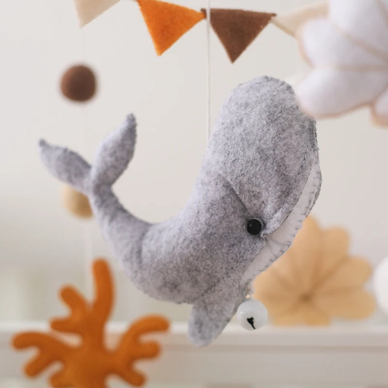 Ocean Dreams Baby Crib Mobile - Handcrafted Eco-Friendly Nursery Decor